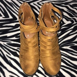 Brown booties